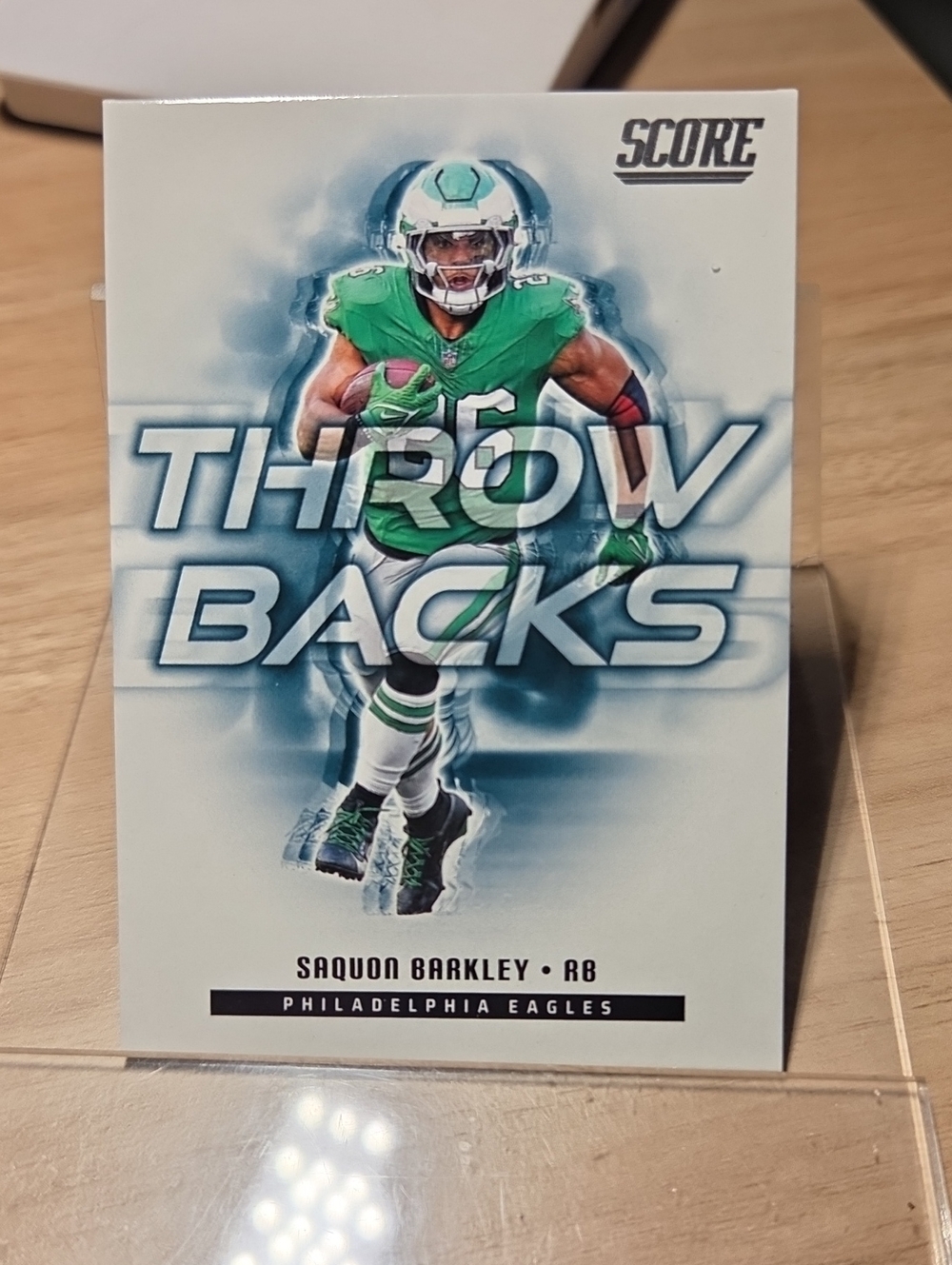 2025 Panini Score Throwbacks Saquon Barkley -